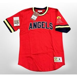 Mitchell & Ness Los Angeles Angels Jersey T-Shirt Youth Size Medium 10/12
